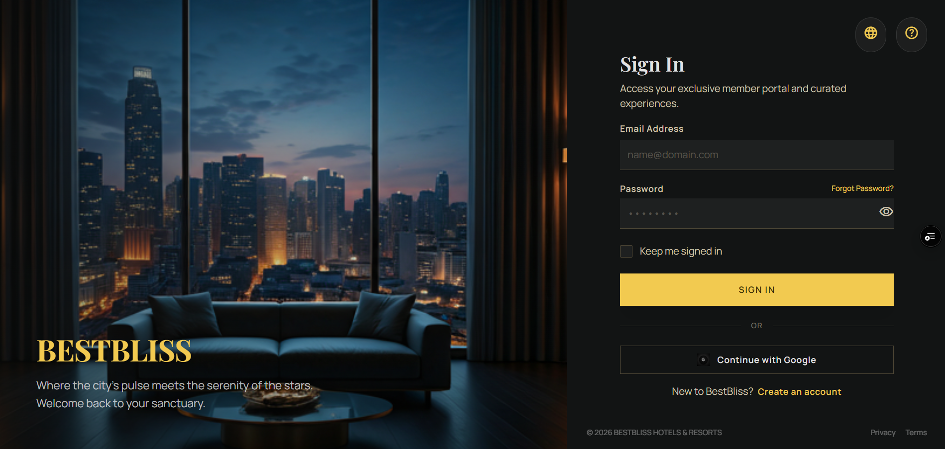 BestBliss Hotel Platform